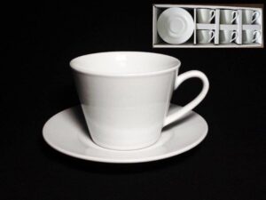 9513ECS espresso cup and saucer bone china restaurant wholesale 3.04 oz